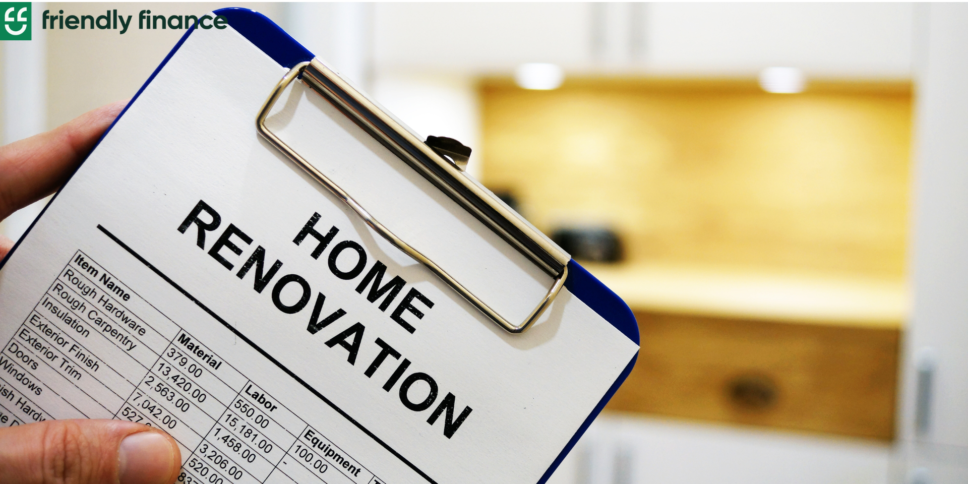 A document about home renovation costs