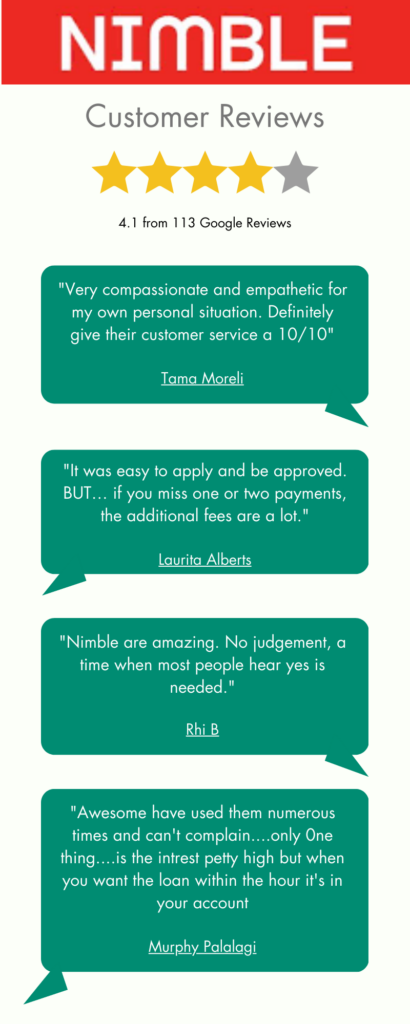 Featured Customer Reviews from Nimble's Google Business Profile